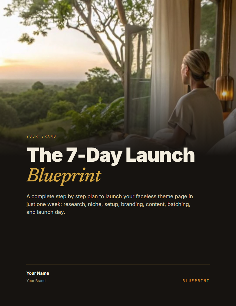 The 7-Day Launch Blueprint